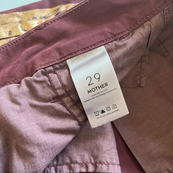 Mother The Shaker Prep Fray Killing Time Size 29 Metallic Stripes - Picture 6 of 15